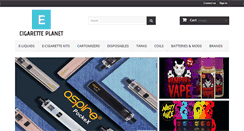 Desktop Screenshot of ecigaretteplanet.co.uk